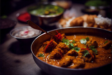 Indian food Chicken Tikka Masala photography