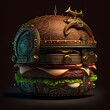 Steampunk Cheeseburger