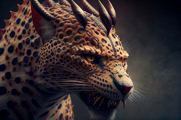 Wall Mural - Reptilian Leopard