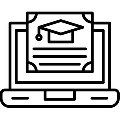 Sticker - Online Certificate Icon