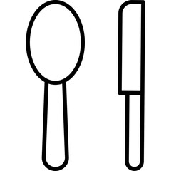 Canvas Print - Cutlery Icon