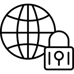 Sticker - Internet Security Icon