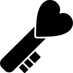 Sticker - Love Key Icon