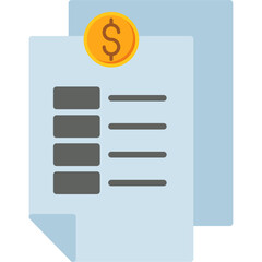 Wall Mural - Invoice Icon