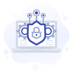 Sticker - Encryption and data protection, privacy icon