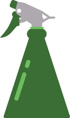 Poster - Spray bottle cartoon icon. Cleaning product symbol