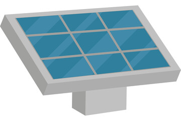 Poster - isometric solar panel