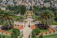 Bahai Gardens, Haifa, Israel, Middle East