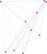 An abstract transparent node network design pattern.