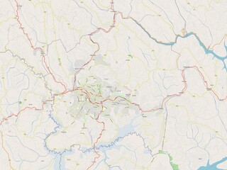  Umujyi wa Kigali, Rwanda. OSM. No legend