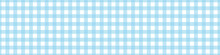 Gingham Blue Picnic Pattern. Tablecloth For Easter Table. Texture For Plaid. Vector Illustration
