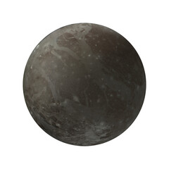 Wall Mural - ganymede , moon of planet jupiter isolated