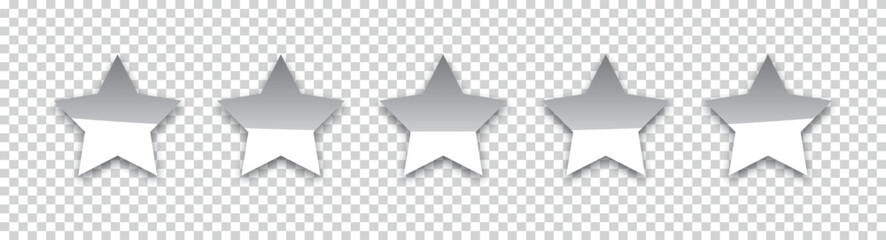 Poster - Five Silver Stars Product Quality 10 eps.
