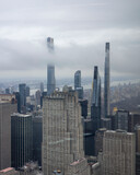 Fototapeta  - New York, NY, USA - January, 2023: New York Sky Line, view from the top of a building