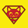 super hero cutie cat