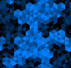 Canvas Print - vector trendy low poly seamless pattern. camouflage polygonal background