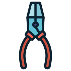 Sticker - plier tool illustration