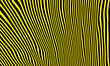 © Kavik - Abstract black and yellow wavy stripped background.