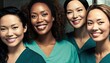 © Get Stock - Dental hygienists Multiracial Women (generative AI)