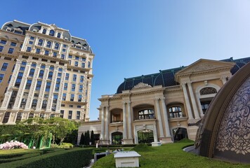 Macau Grand Lisboa Palace Architecture European Baroque Garden Jardim Secreto Nature Outdoor Patio Landscape Design Green Plants Recreation