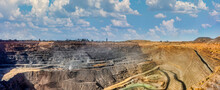 Open Pit  Diamond Mine In Africa