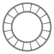 © Dipak - film reel round frame vector illustration