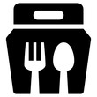 carry out solid icon