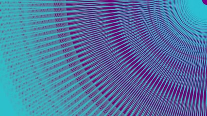 Fototapete - Abstract background created by coils of wire. 3d rendering loop animation HD