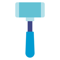 Sticker - sledge hammer tool  flat illustration