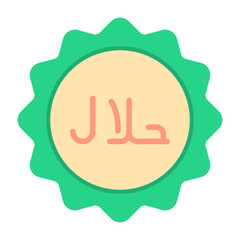 Sticker - Halal Icon