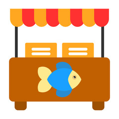 Poster - Fish Market Icon