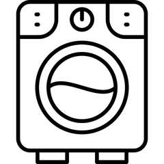 Wall Mural - Washing Machine Icon