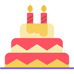 Sticker - Birthday Cake Icon