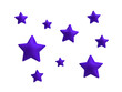 © thaporn942 - Many Purple Stars, transparent