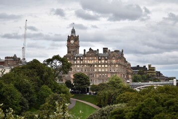 Sticker - Buildings and landmarks in Edinburgh city centre. 