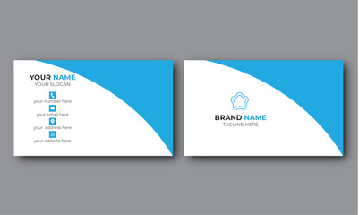 Wall Mural - business card template, simple business card, minimalist business card design,