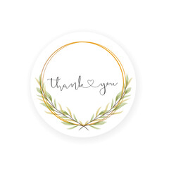 Vector Calligraphy Thank You Hand Lettering