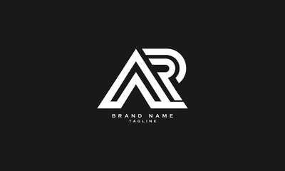 APR, AR, RA, Abstract initial monogram letter alphabet logo design