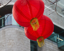 Chinese Lanterns In Liverpool City Centre