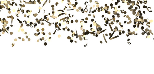 gold confetti