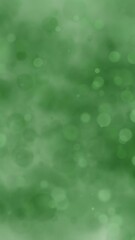 Wall Mural - concept green nature shades of color, circle bokeh looping animation. vertical video.