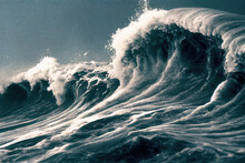 Massive Waves Like A Tsunami