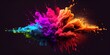 © graphicstormdesigns - Colorful cloud paint blast created by Generative AI