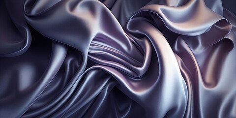 Silky cloth texture background created by Generative AI 