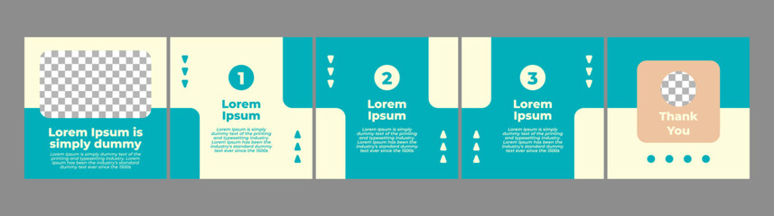 microblog or carousel post creative template for instagram. social media post template with blue theme.