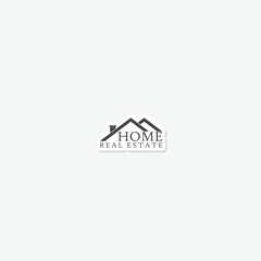 Poster - Home real estate icon sticker isolated on gray background