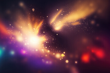 Wall Mural - abstract miky way galaxy photograph for background purpose. image contain soft focus and noise due t
