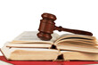 © BillionPhotos.com - Wooden justice gavel on stack books