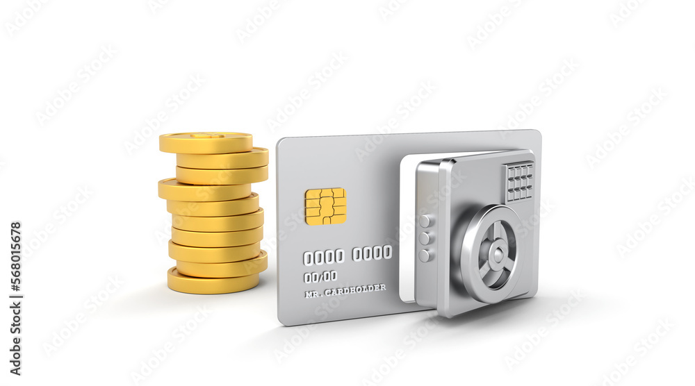Shield Protection Card Protection shield Credit card. Safety badge banking. Defense safeguard ...