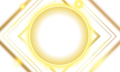Wall Mural - abstract luxury golden frame